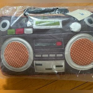 Pottery Barn Kids Boom Box Shaped Pillow
